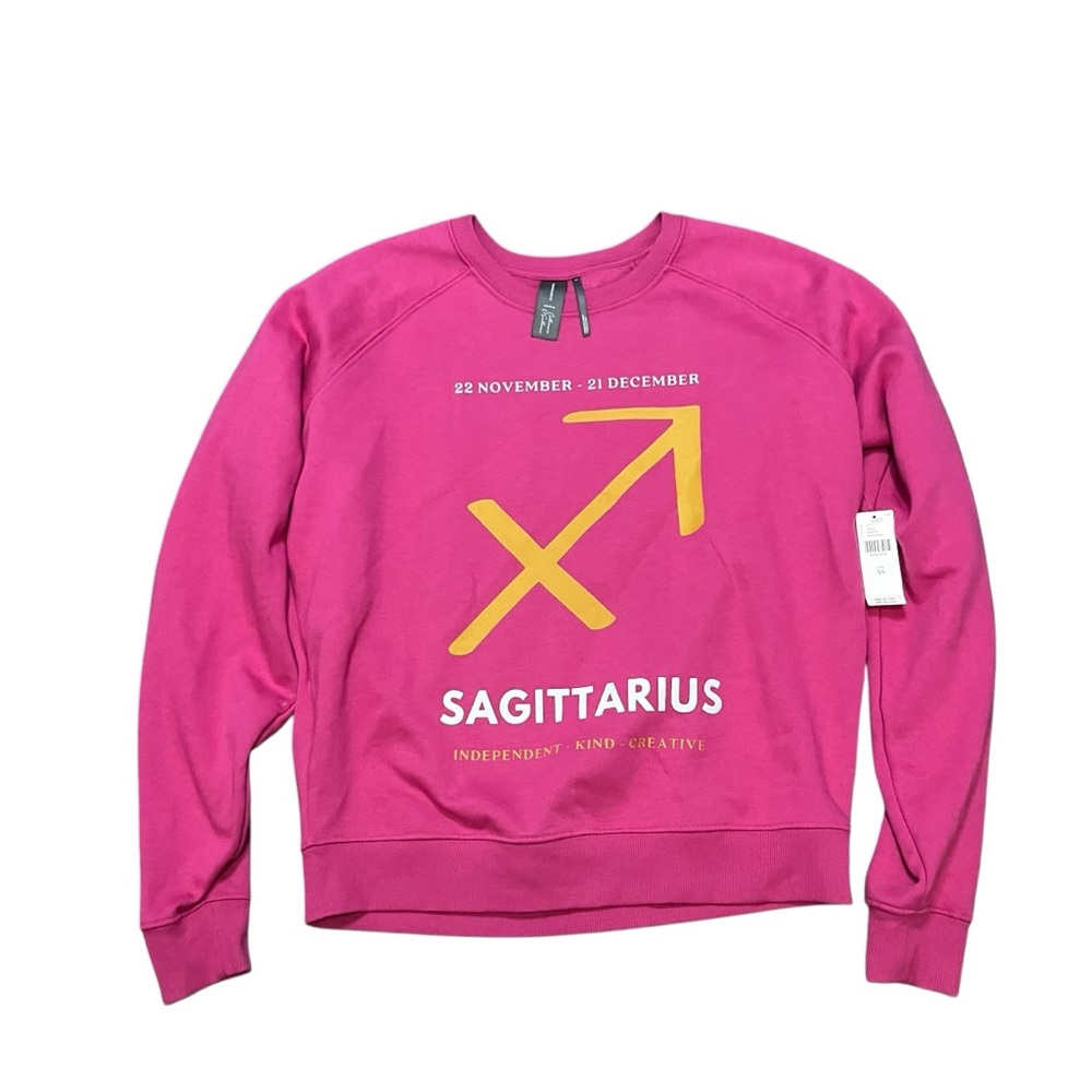 New Anthropologie x Catherine O’Sullivan Pink Sagittarius Sweatshirt Size XS